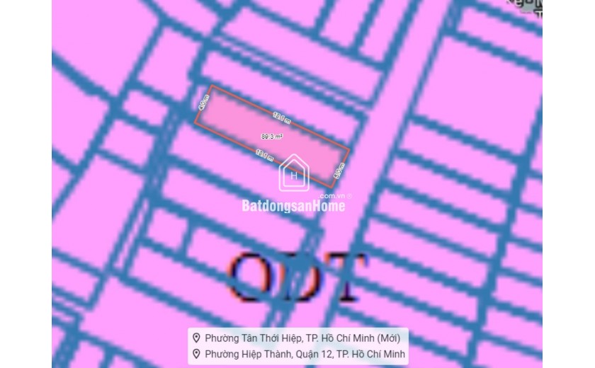 Nhà Vuông 2 tầng, Hẻm xe tải, 88m2 – Bùi Văn Ngữ Q12